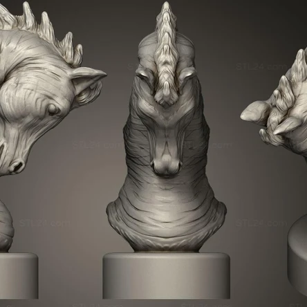 Бюсты лошадей
